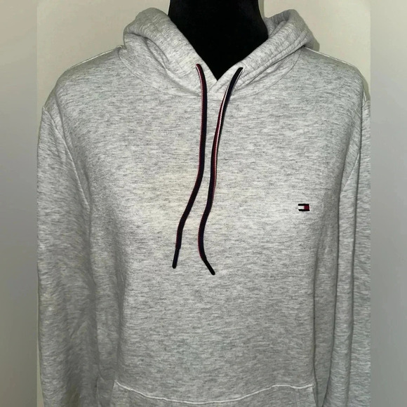 Tommy Hilfiger Men’s Luke Popover Heather Gray Hoodie - Picture 3 of 7